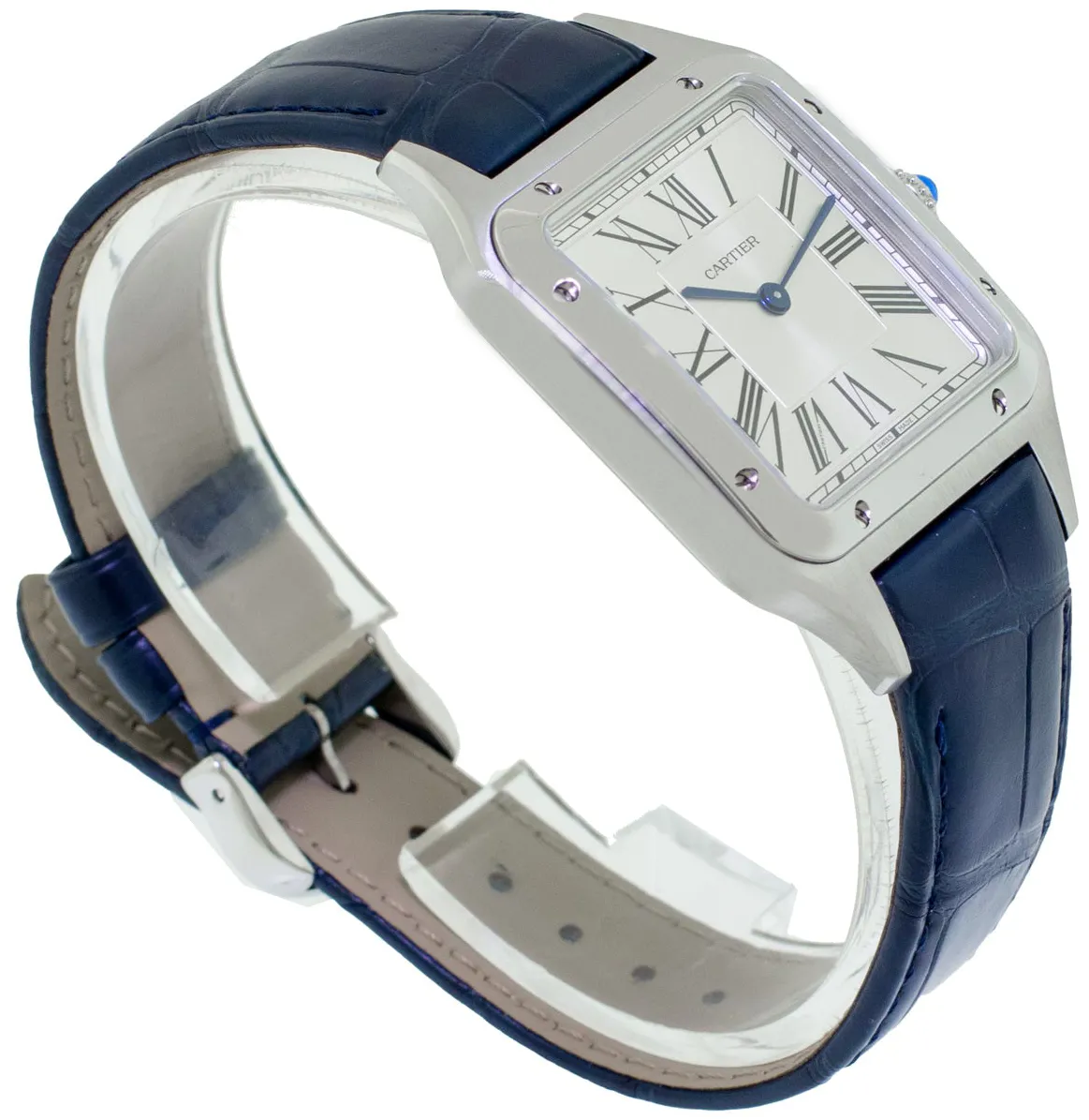 Cartier Santos Dumont WSSA0022 43.5mm Stainless steel Silver 5