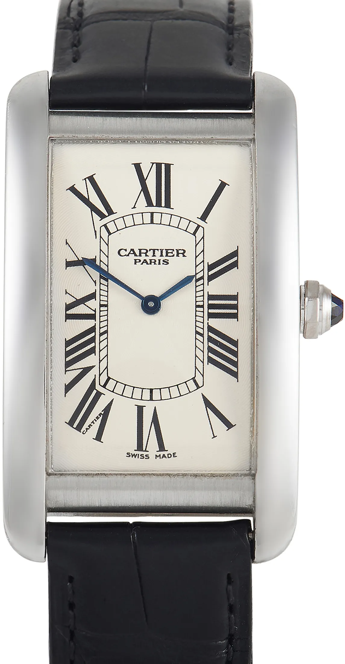 Cartier Tank Américaine 1734B 45mm Platinum Silver