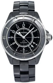 Chanel J12 H0685 Ceramic and Stainless steel Black