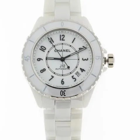 Chanel J12 H5700 38mm White ceramic White