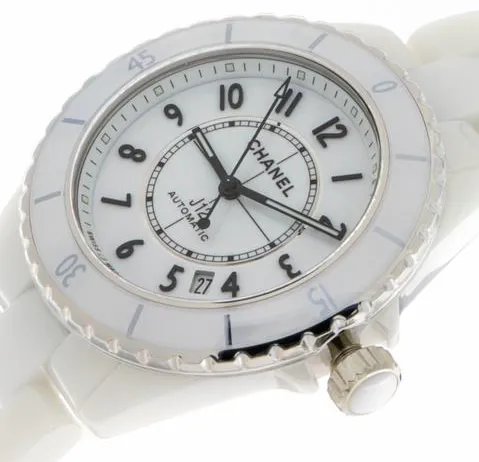 Chanel J12 H5700 38mm White ceramic White 2