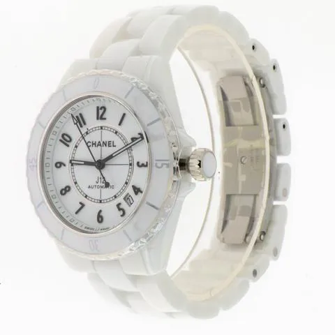 Chanel J12 H5700 38mm White ceramic White 4