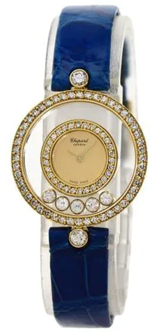 Chopard Happy Diamonds 31mm Yellow gold Champagne