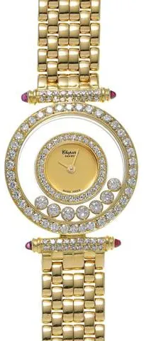 Chopard Happy Diamonds 204993-0003 25mm Yellow gold White