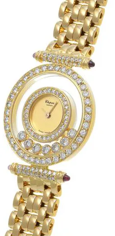 Chopard Happy Diamonds 204993-0003 25mm Yellow gold White 1