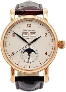 Chronoswiss Sirius CH 9341-1R Rose gold White