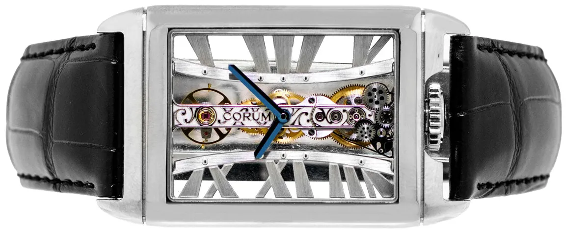 Corum Golden Bridge 113.050.59/0F01MX59G 29.5mm White gold and 18k white gold Skeletonized 6