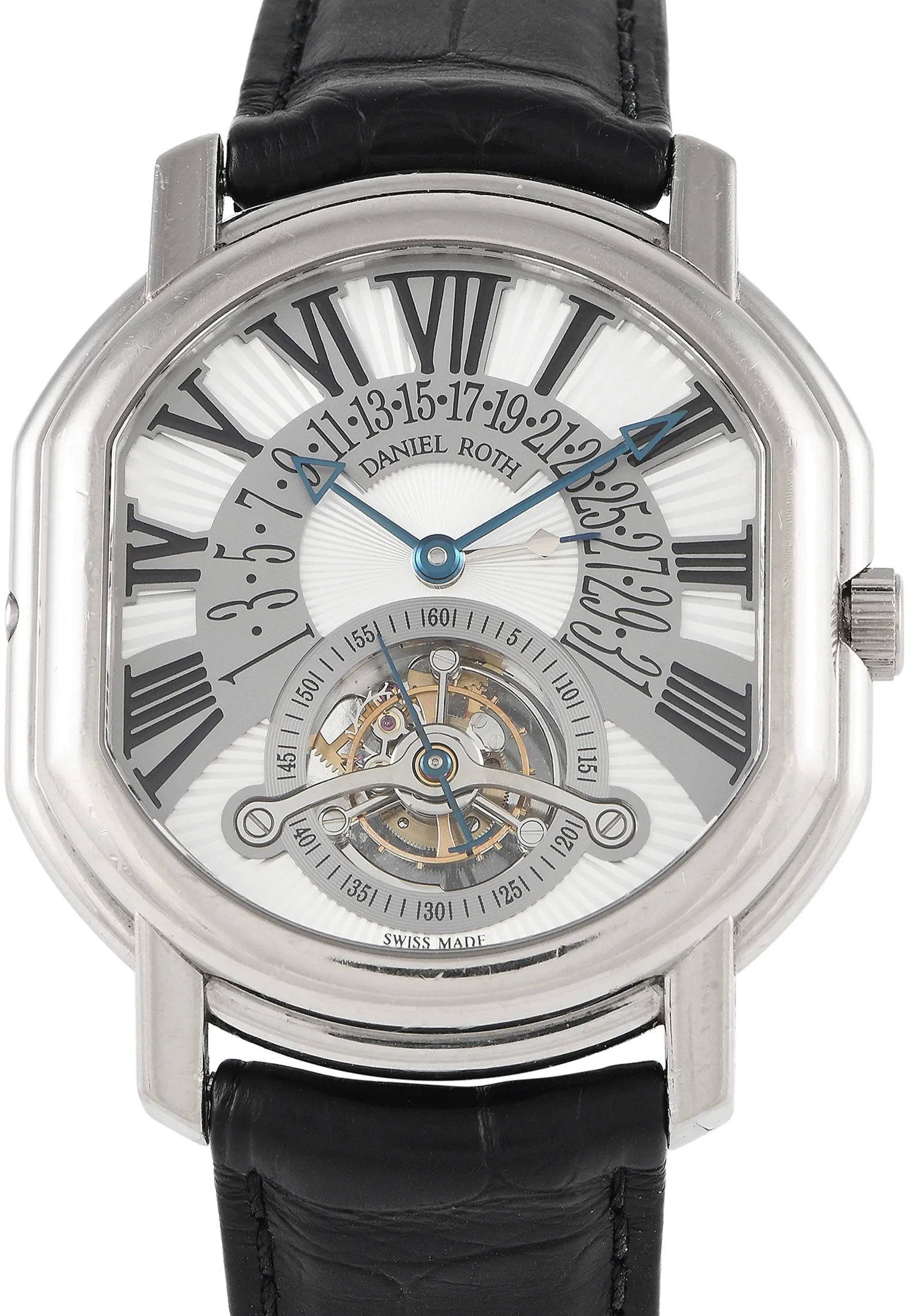 Daniel Roth Tourbillon 196.X.60 38mm White gold and 18k white gold Silver