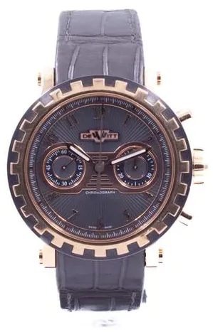 Dewitt Academia AC.6005.58 43mm Rose gold Café,