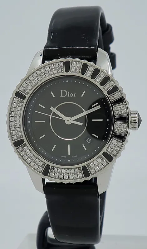 Dior Cristal CD11311BA001 33mm Stainless steel Black