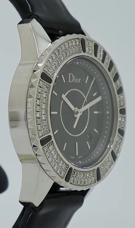 Dior Cristal CD11311BA001 33mm Stainless steel Black 2