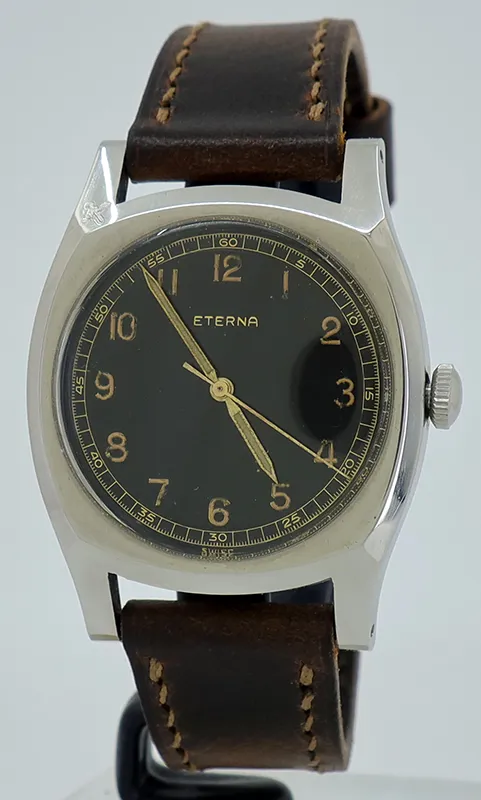 Eterna Czech Military Majetek Vojenské Správy 38mm Stainless steel Gilt