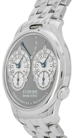 F.P. Journe Chronomètre à Résonance R-RN PT 40 B RU 40mm Platinum Gray 1