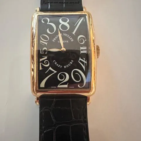 Franck Muller Crazy Hours 1200 CH 32mm Rose gold Black