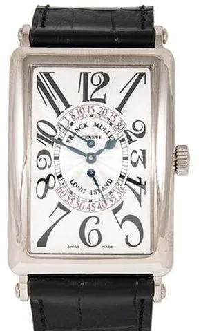 Franck Muller Long Island 1100 DS R 32mm White gold Silver