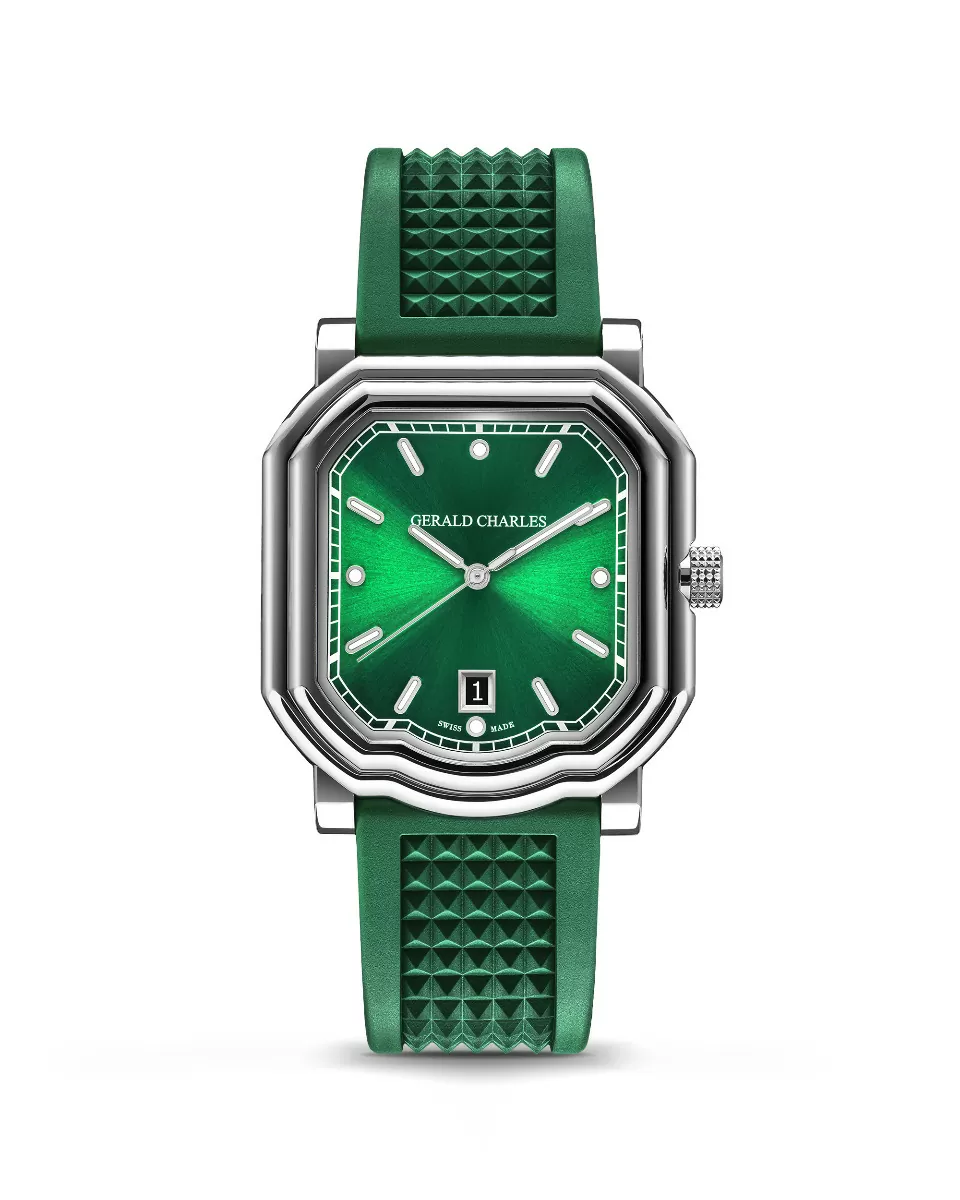 Gerald Charles Maestro 2.0 1108591 35mm Stainless steel Green