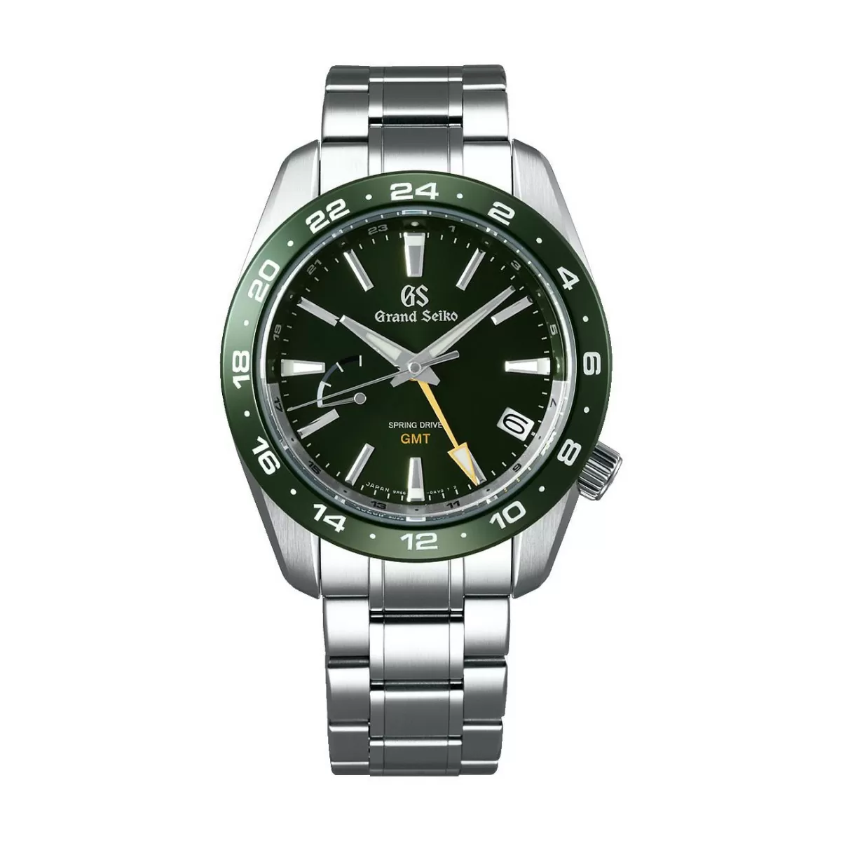 Grand Seiko Spring-Drive GMT 1064002 40mm Stainless steel Green