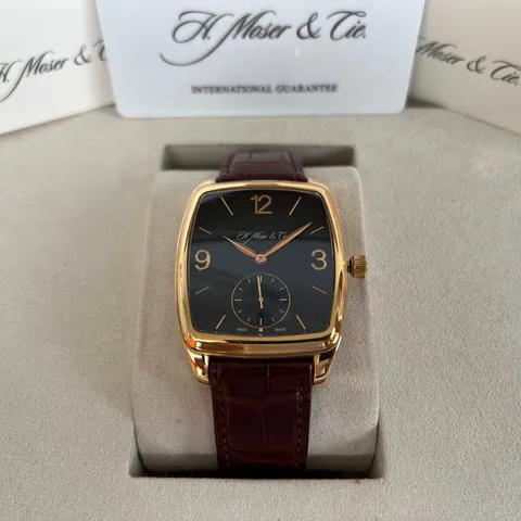 H. Moser & Cie. Henry Double Hairspring 324.607-005 38mm Rose gold Black