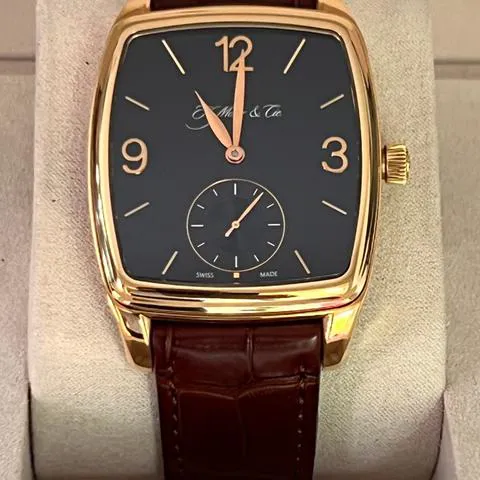 H. Moser & Cie. Henry Double Hairspring 324.607-005 38mm Rose gold Black 1