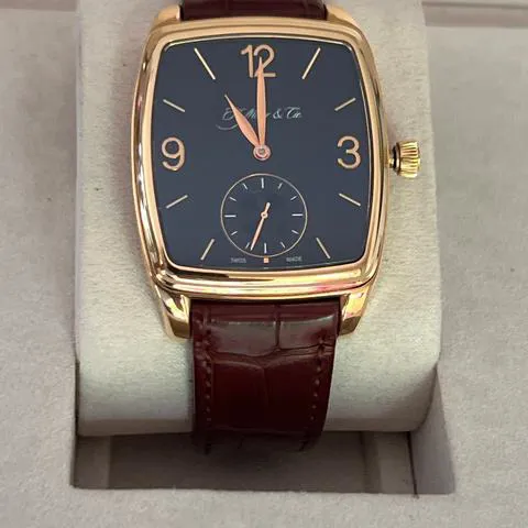 H. Moser & Cie. Henry Double Hairspring 324.607-005 38mm Rose gold Black 10