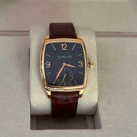 H. Moser & Cie. Henry Double Hairspring 324.607-005 38mm Rose gold Black 11