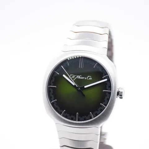 H. Moser & Cie. Streamliner 6200-1200 40mm Stainless steel Green 4