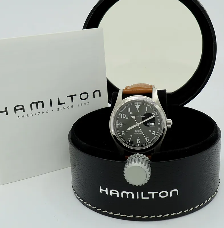 Hamilton Khaki Field 70515533 42mm Stainless steel Black 6