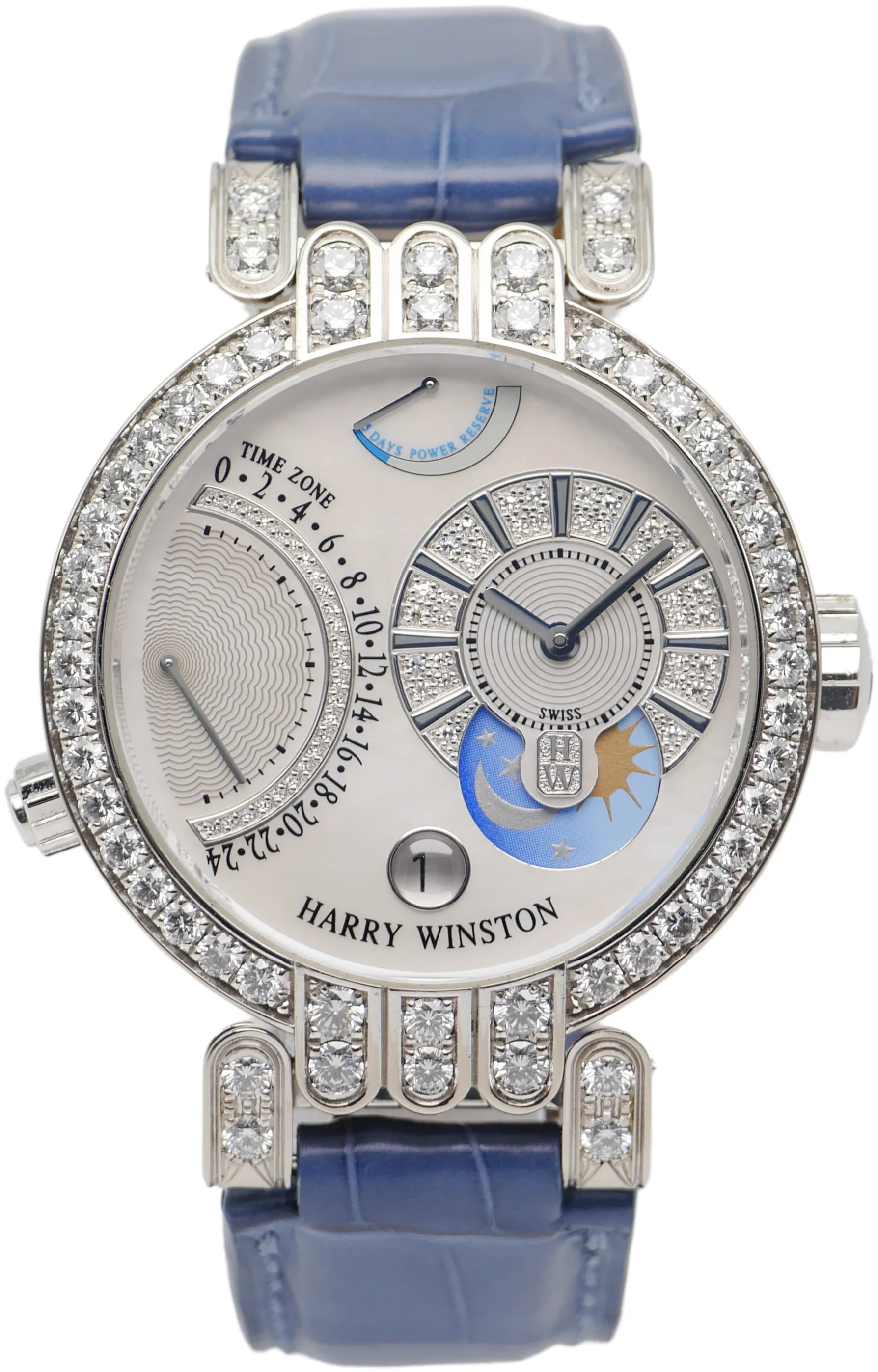 Harry Winston Premier 200-MMTZ39W White gold Mother-of-pearl