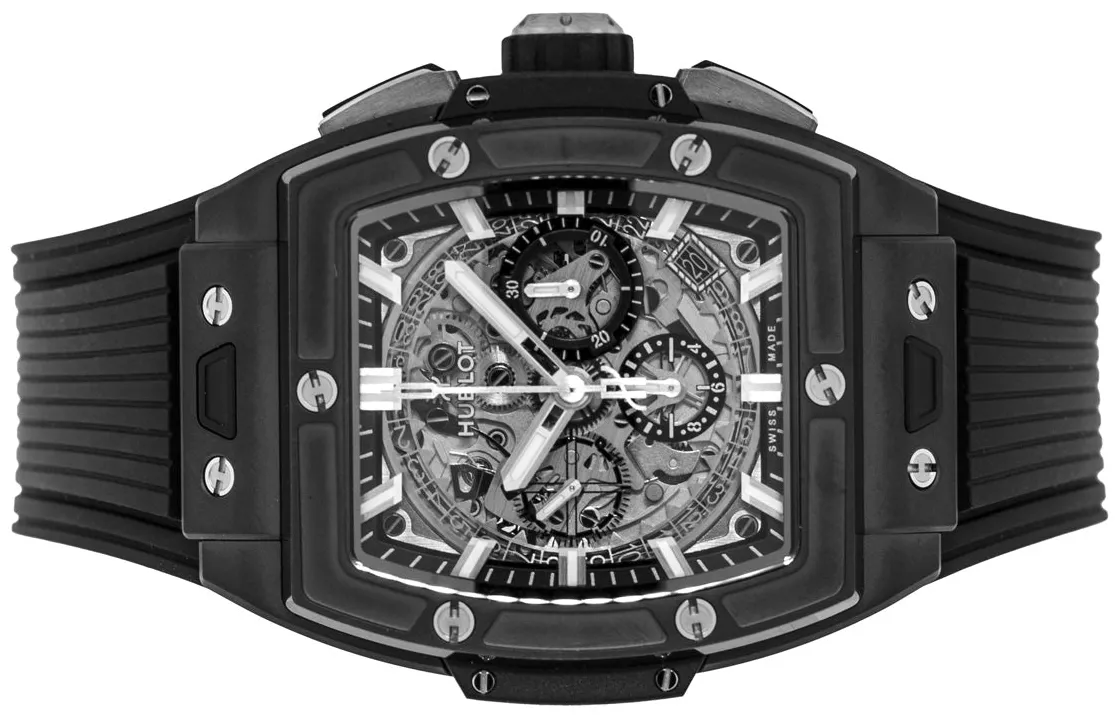 Hublot Spirit of Big Bang 642.CI.0170.RX 42mm Microblasted Black Ceramic Transparent and Clear 6