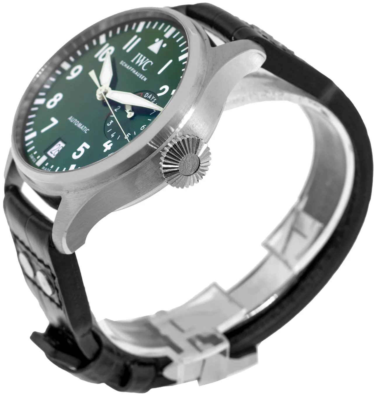 IWC Big Pilot IW501015 46.2mm Stainless steel Green 3