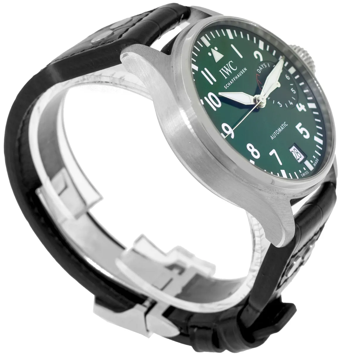 IWC Big Pilot IW501015 46.2mm Stainless steel Green 5