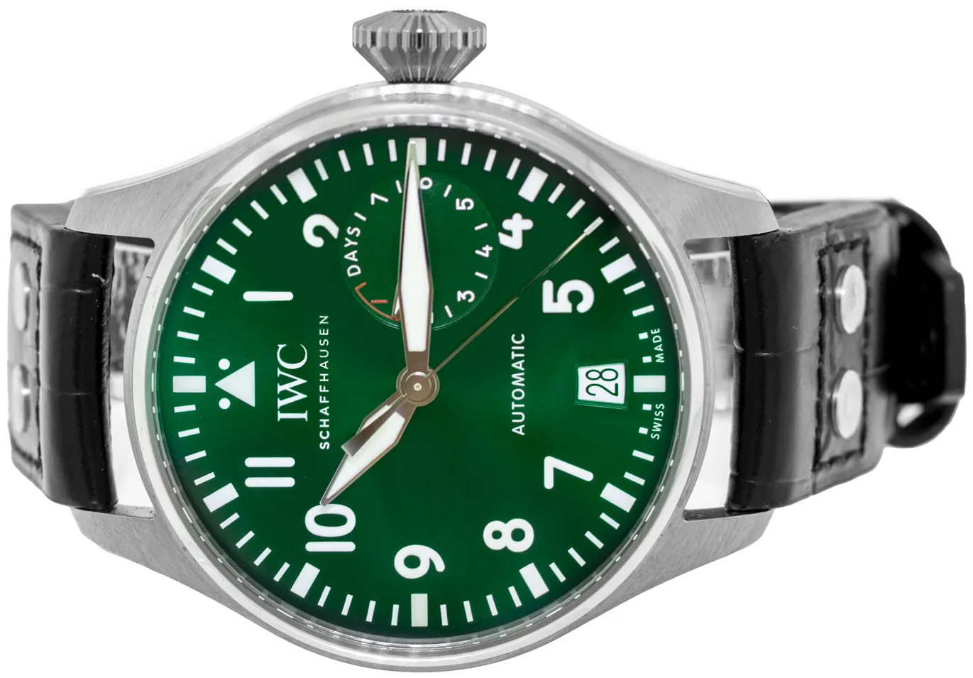 IWC Big Pilot IW501015 46.2mm Stainless steel Green 6