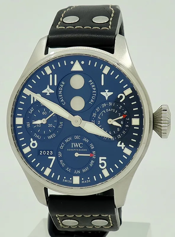 IWC Big Pilot IW503605 46mm Stainless steel Blue