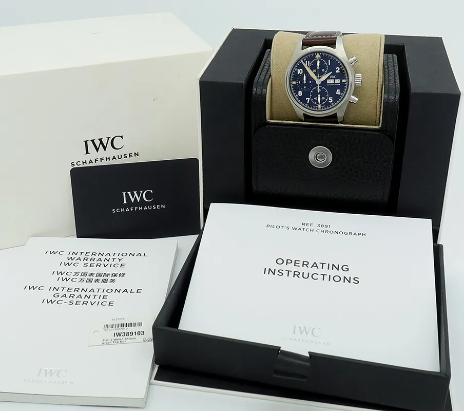 IWC Pilot IW387903 41mm Stainless steel Black 6