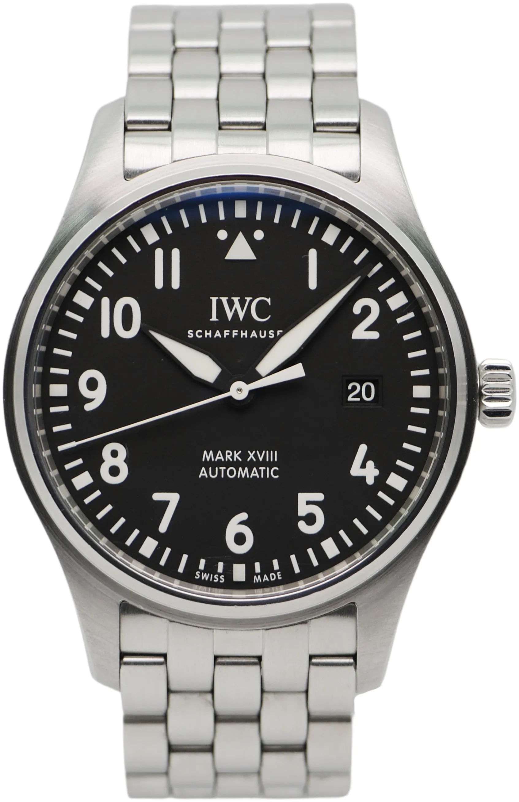 IWC Pilot Mark IW327015 Stainless steel Black