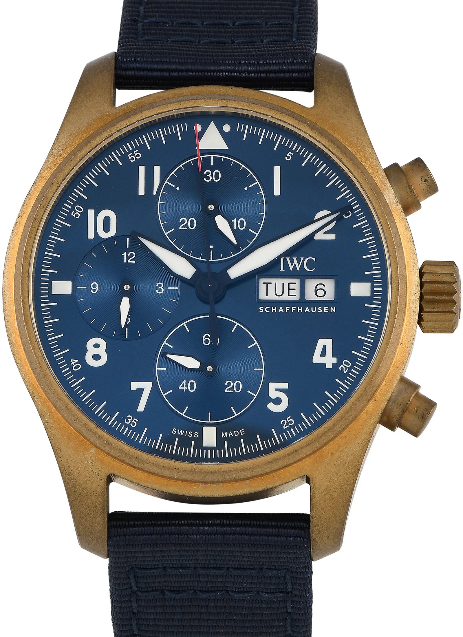 IWC Pilots IW387910 41mm Bronze Blue