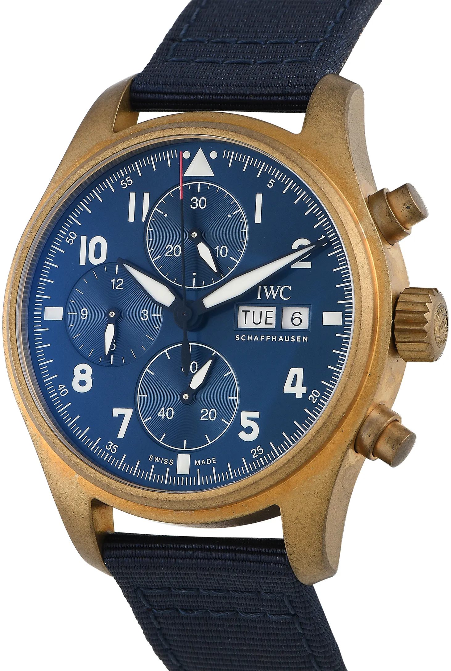 IWC Pilots IW387910 41mm Bronze Blue 1