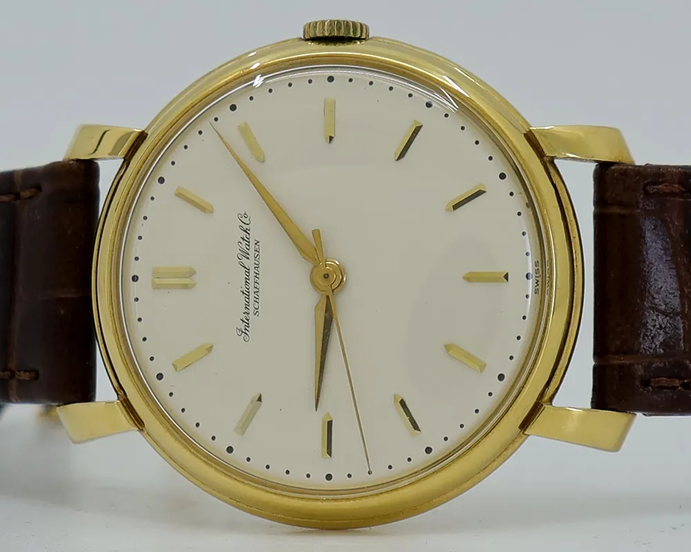 IWC 36mm Yellow gold and 18k yellow gold Silver 3