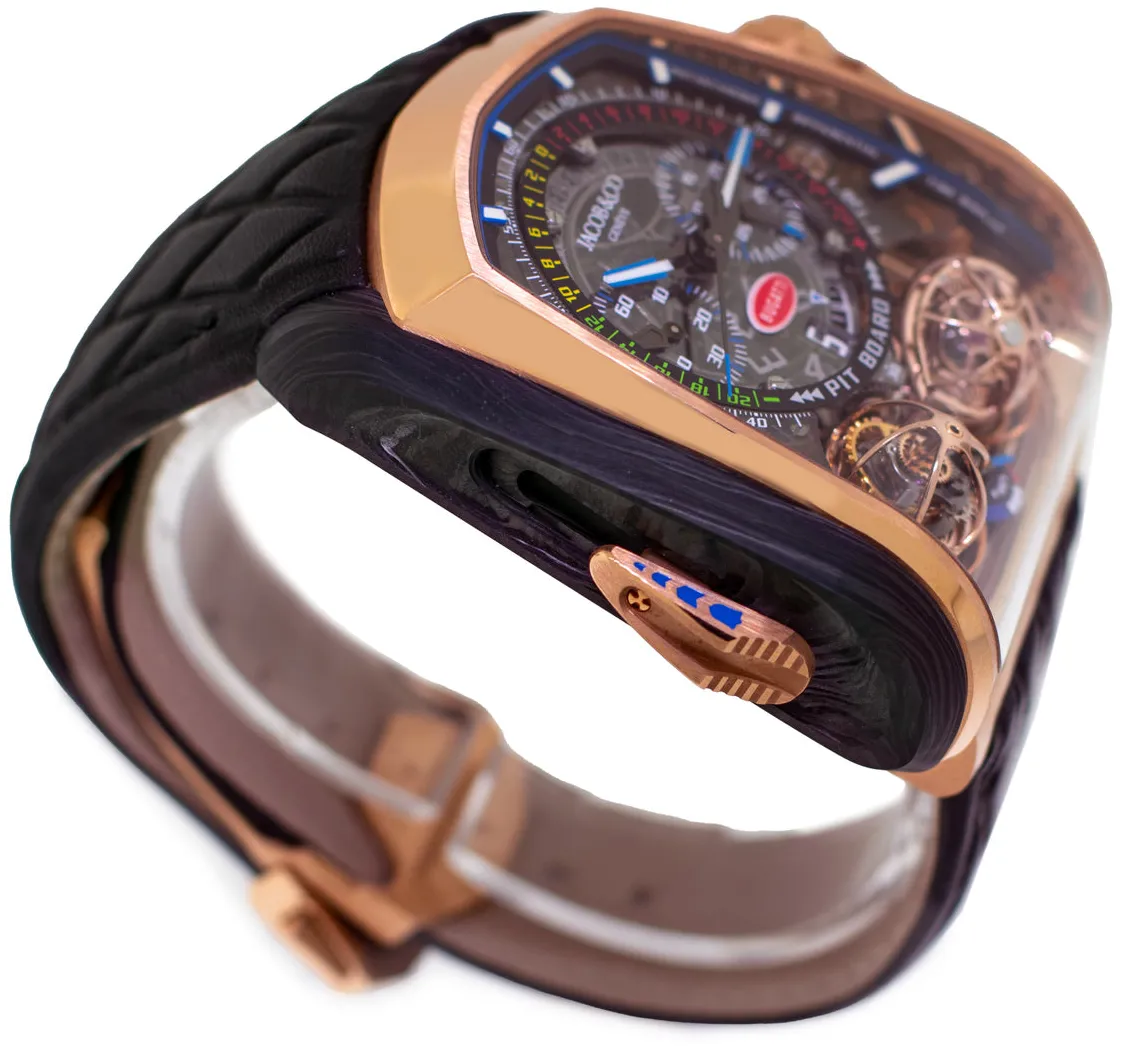 Jacob & Co. Twin Turbo Furious BUGATTI TT200.40.AB.AB.A 57mm Rose gold and 18k rose gold Skeletonized 5