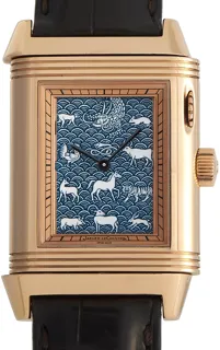 Jaeger-LeCoultre Reverso a Eclipse Q3772402 18k rose gold Blue