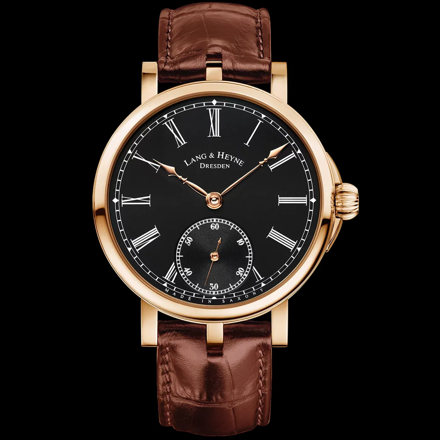 Lang & Heyne Friedrich III 39mm Rose gold Silver