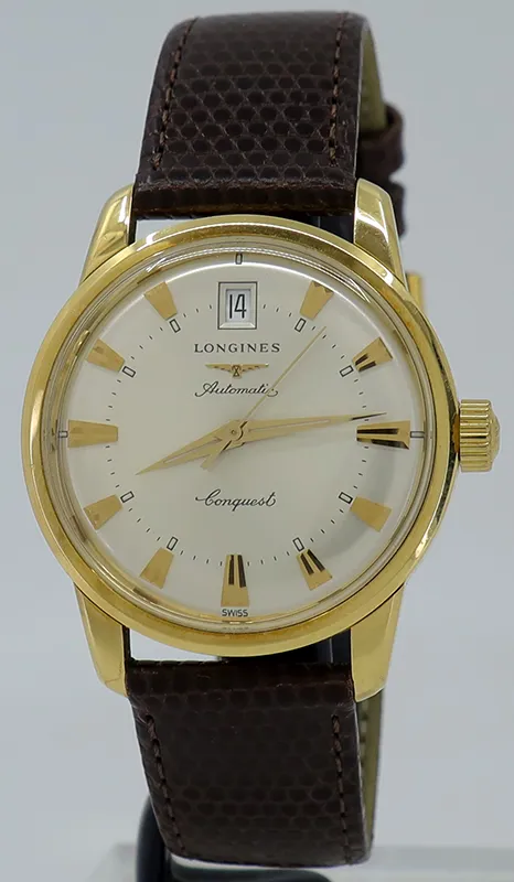 Longines Heritage L1.611.6.72.4 35mm Yellow gold and 18k yellow gold Silver