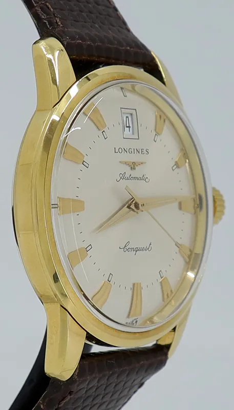 Longines Heritage L1.611.6.72.4 35mm Yellow gold and 18k yellow gold Silver 2