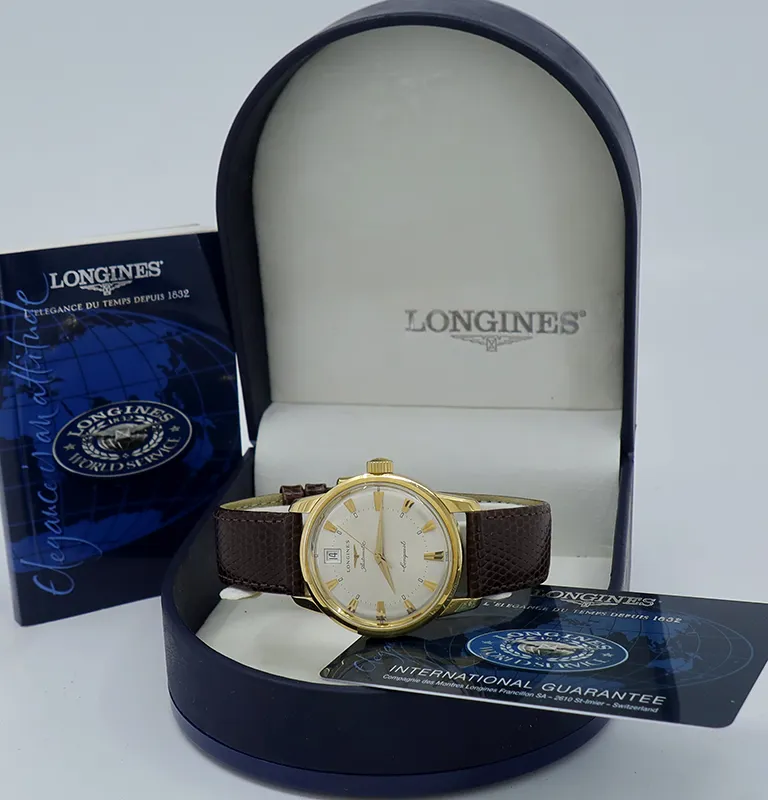 Longines Heritage L1.611.6.72.4 35mm Yellow gold and 18k yellow gold Silver 6