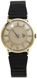 Longines Vintage 14k white gold White