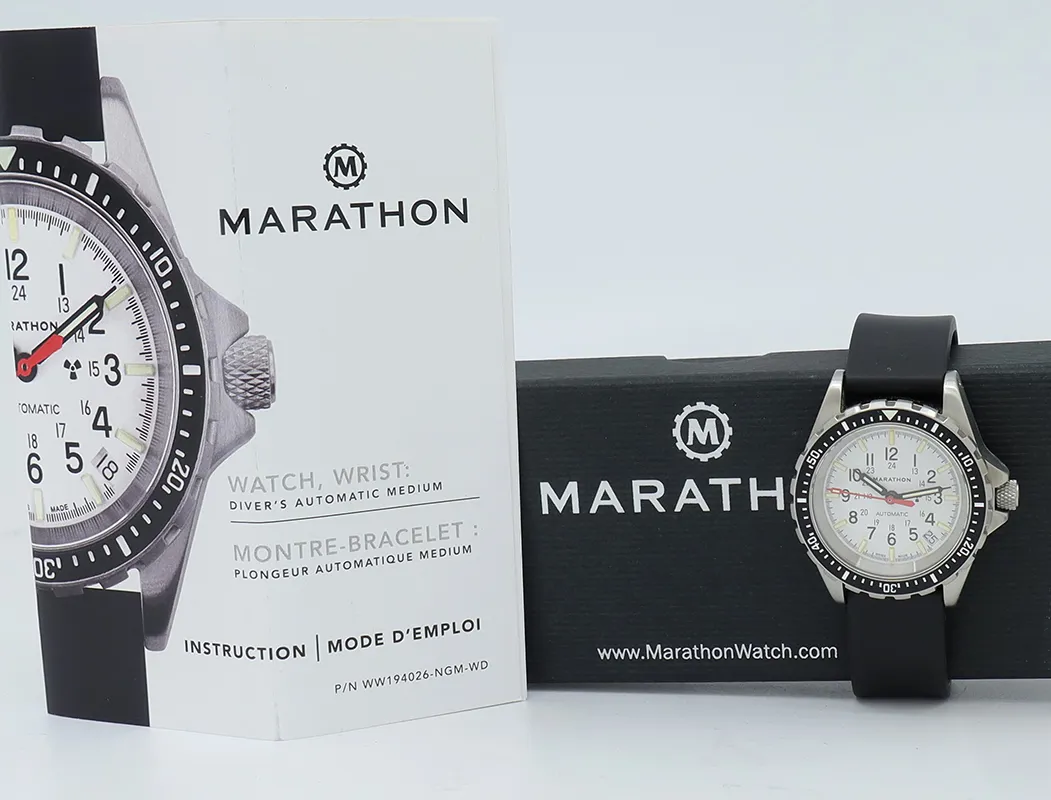 Marathon SAR Arctic Edition Medium Diver 6645-01-697-4204 36mm Stainless steel White 6