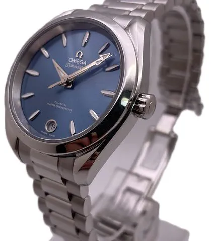 Omega Aqua Terra 220.10.34.20.03.002 34mm Stainless steel Blue 1