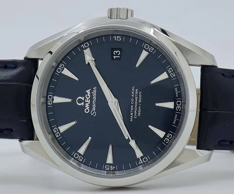 Omega Aqua Terra 231.13.42.21.03.001 41mm Stainless steel Blue 3