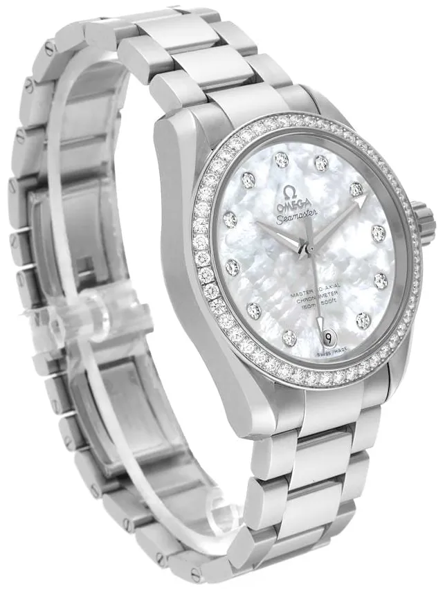 Omega Aqua Terra 231.15.39.21.55.001 38.5mm Stainless steel White 2