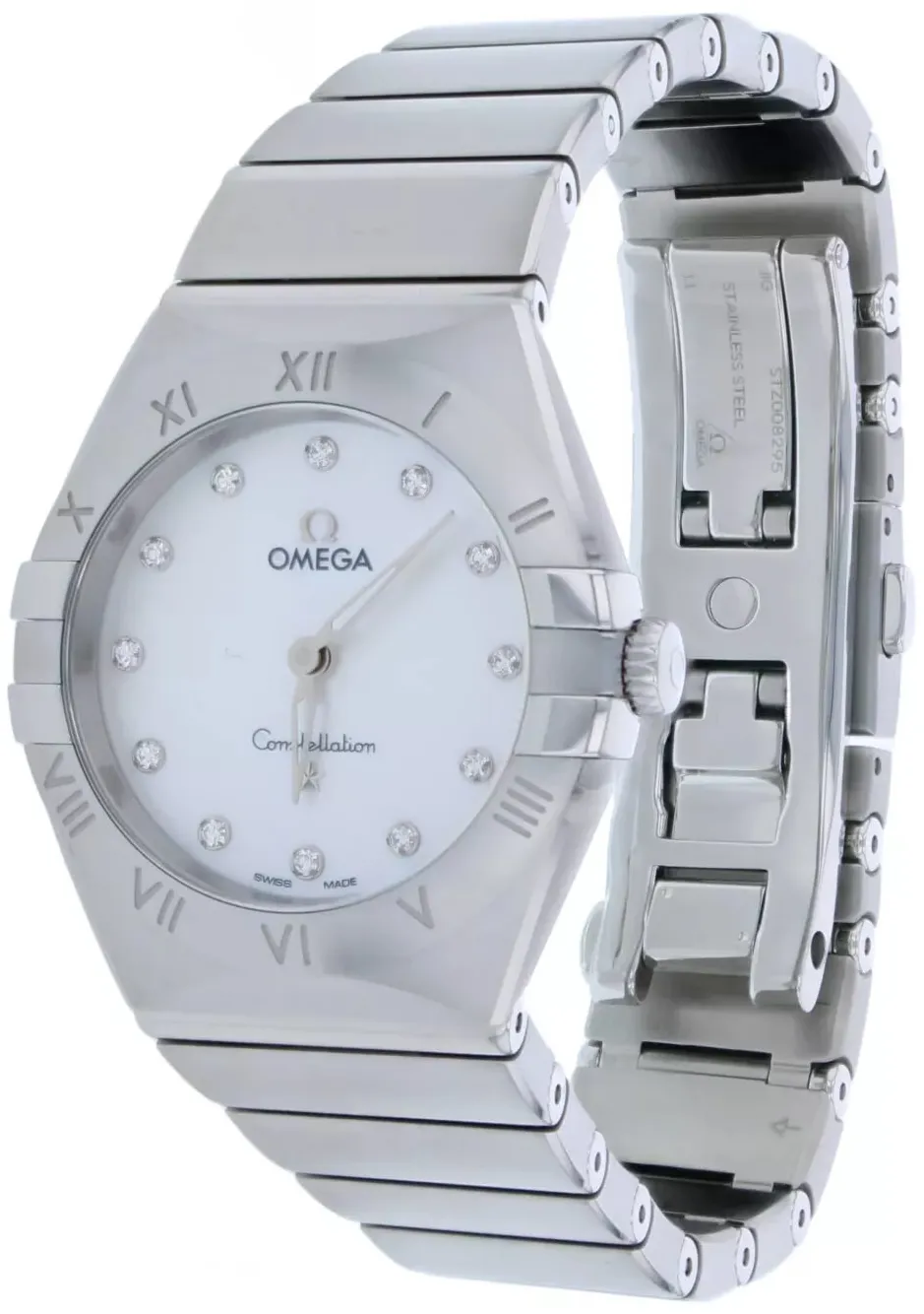 Omega Constellation Quartz 131.10.28.60.55.001 28mm Stainless steel White